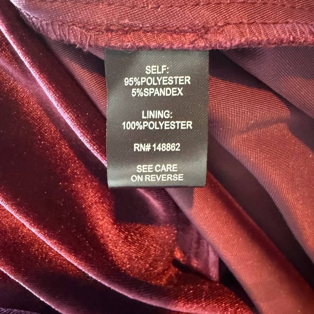 Torrid Burgundy Velvet Maxi Dress - Picture 6 of 8